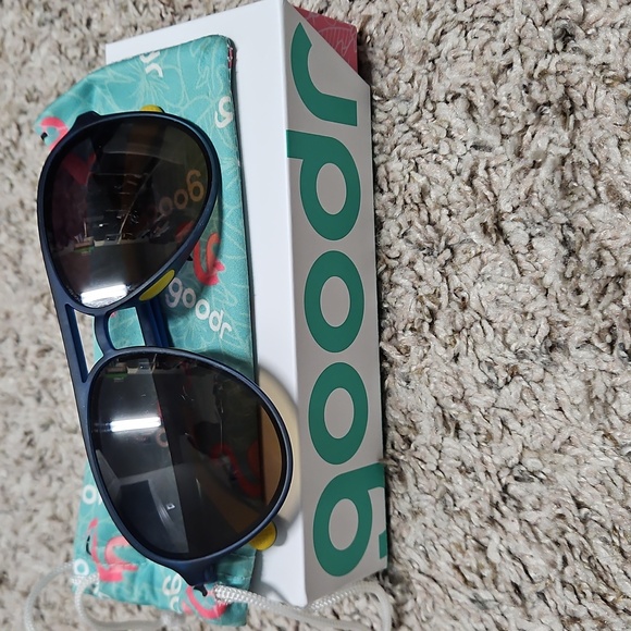 Goodr Mach G Blue Frequent Skymall Shoppers Polarized Sunglasses - Picture 3 of 11